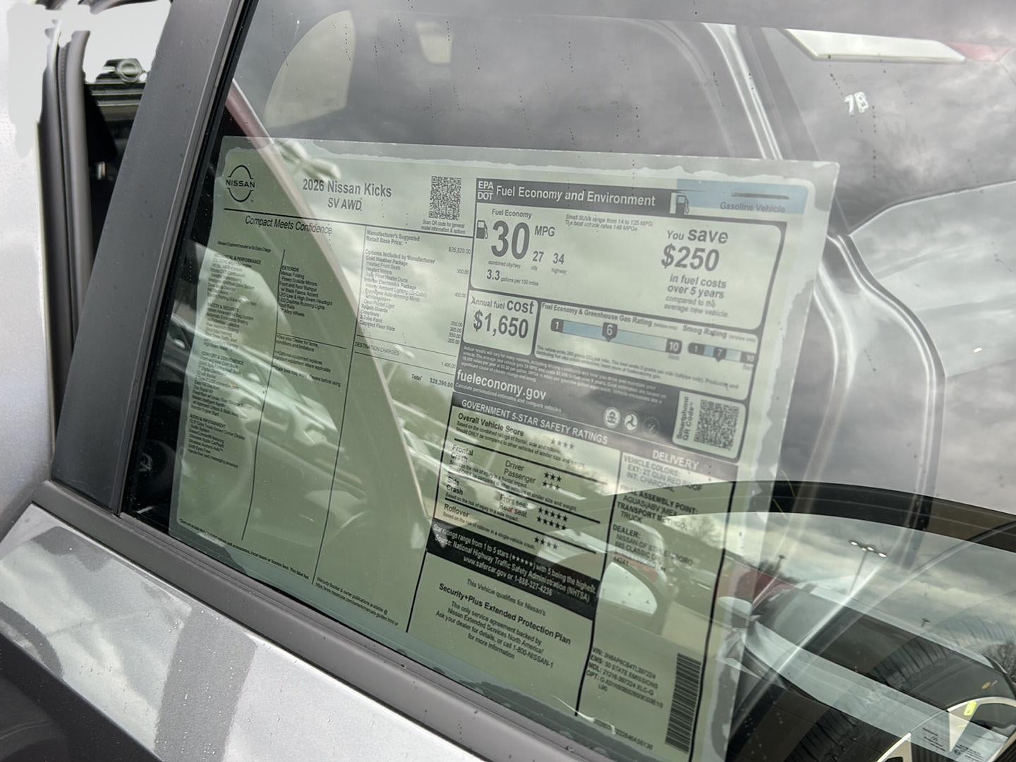 2026 Nissan Kicks SV