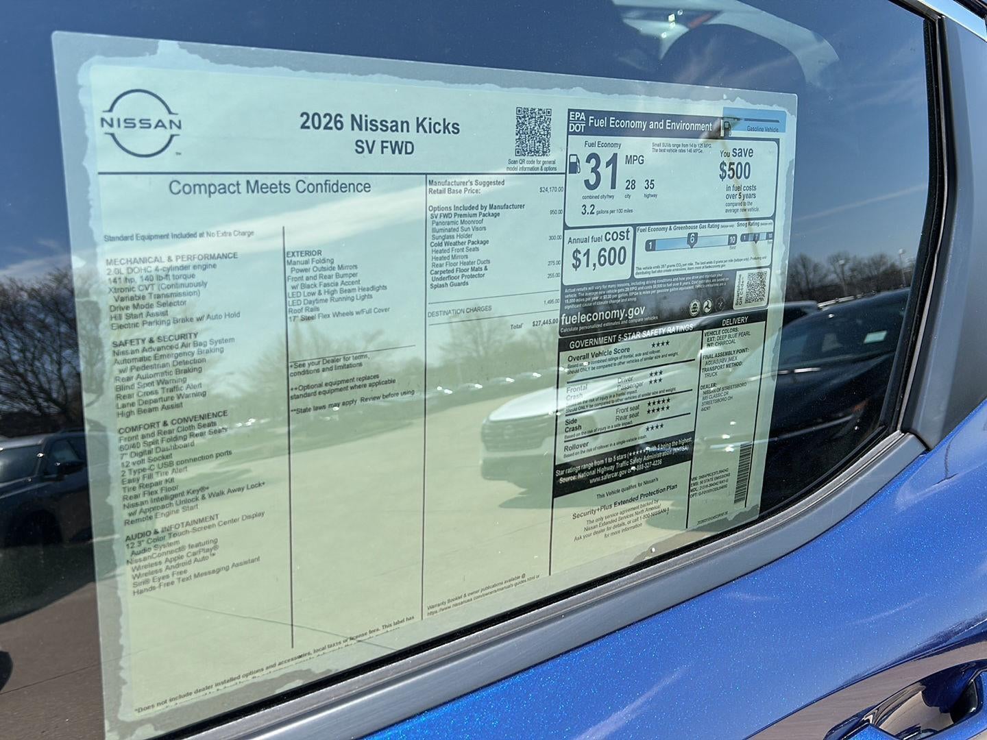 2026 Nissan Kicks SV