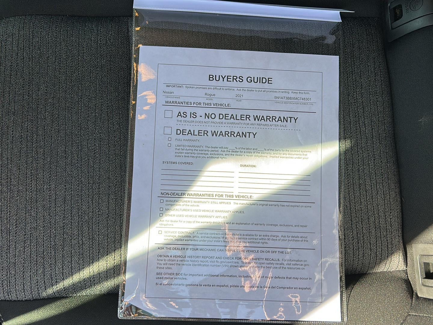 2021 Nissan Rogue SV