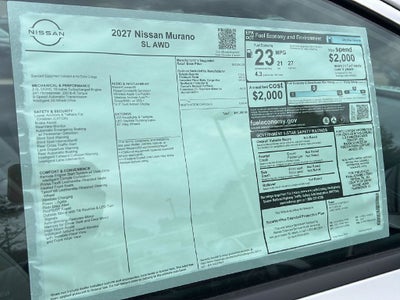 2027 Nissan Murano SV