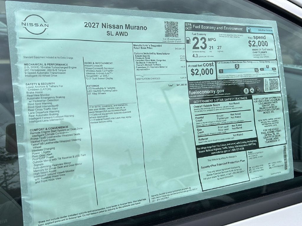 2027 Nissan Murano SV