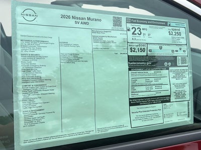 2026 Nissan Murano SV