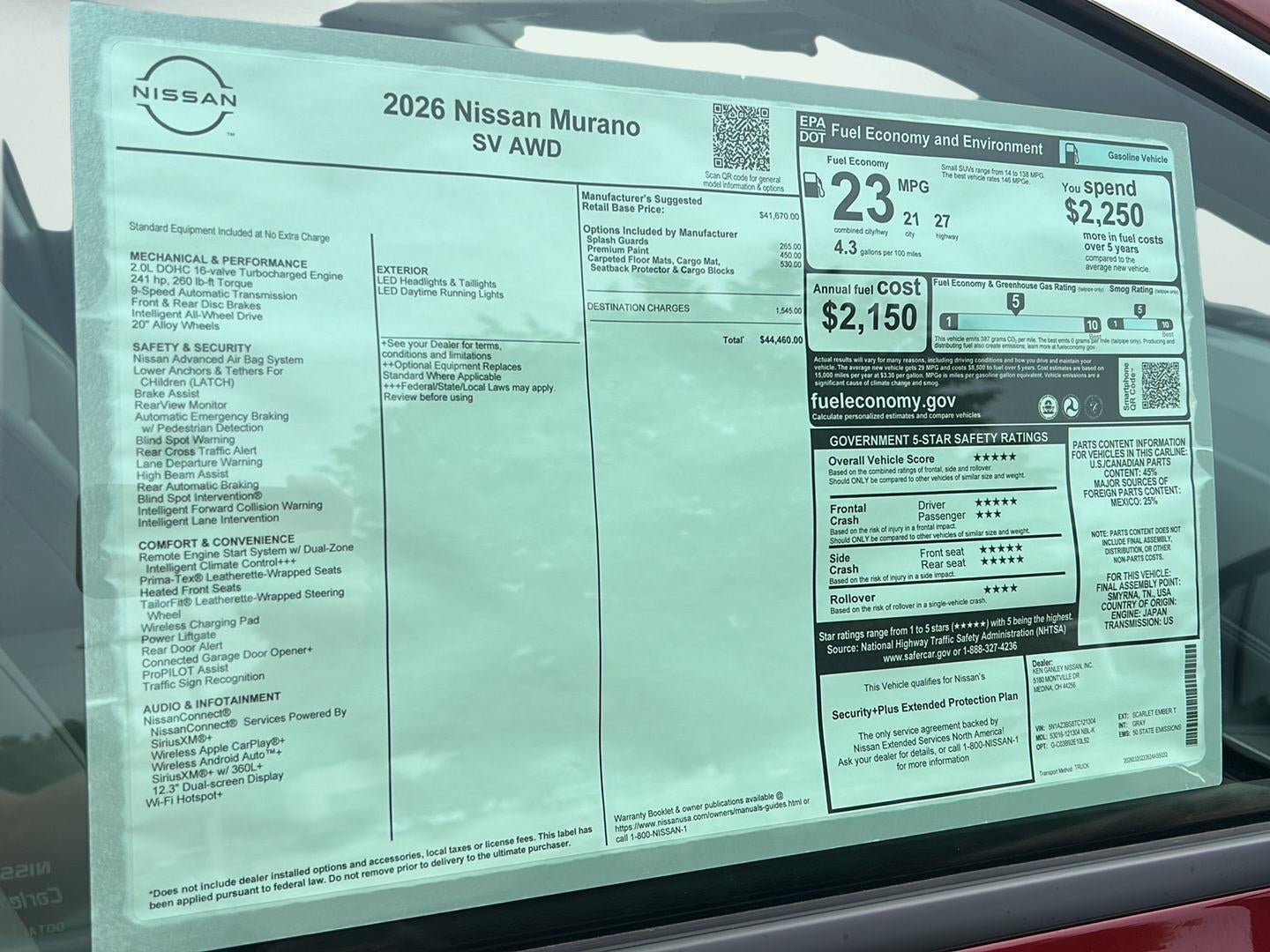 2026 Nissan Murano SV