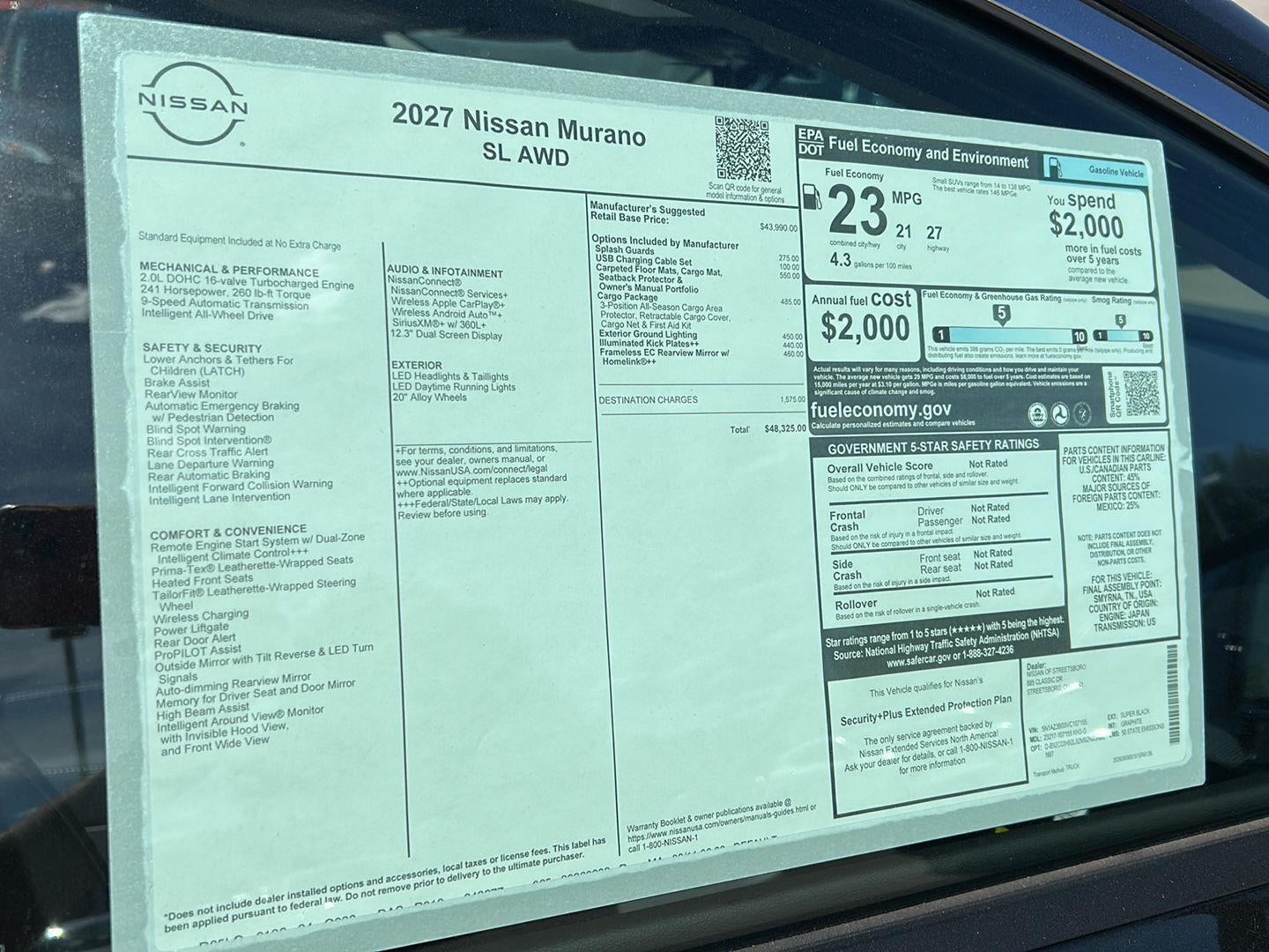 2027 Nissan Murano SV