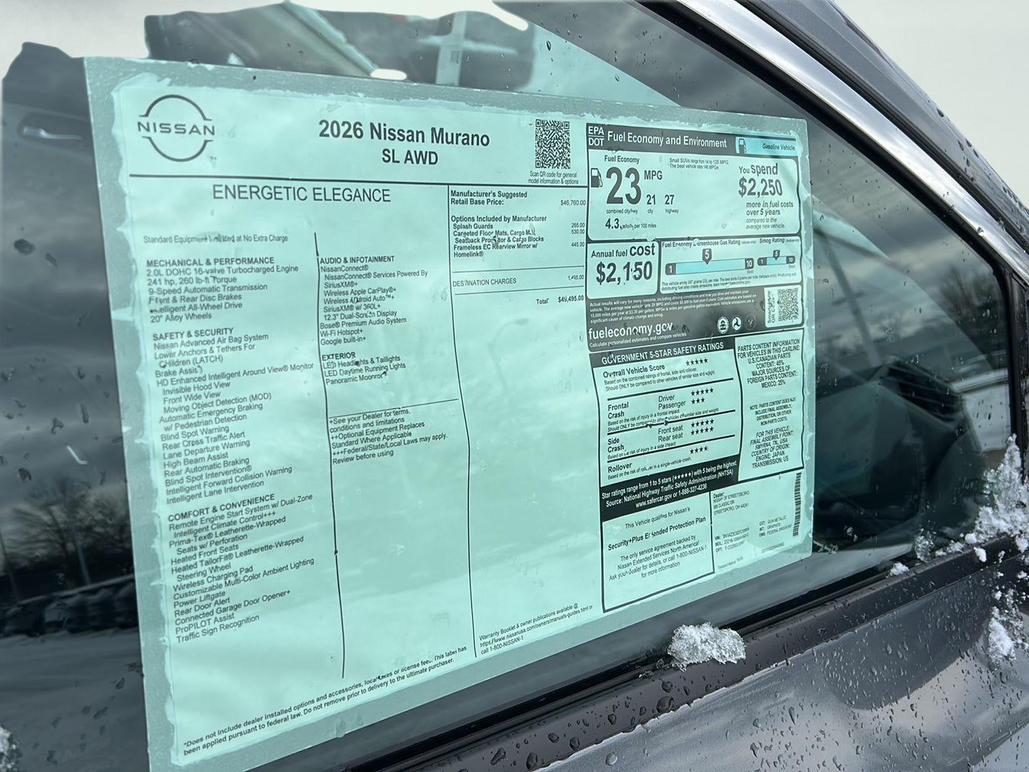 2026 Nissan Murano SL