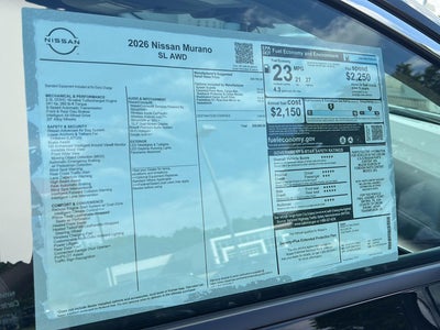 2026 Nissan Murano SL