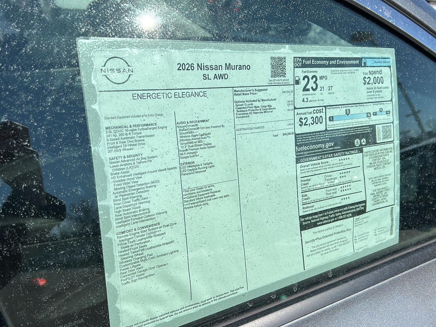 2026 Nissan Murano SL