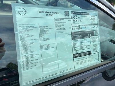 2026 Nissan Murano SL