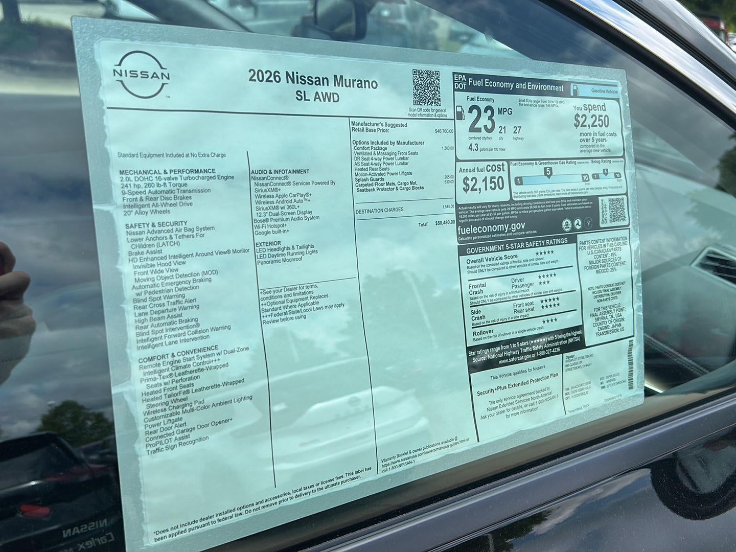 2026 Nissan Murano SL