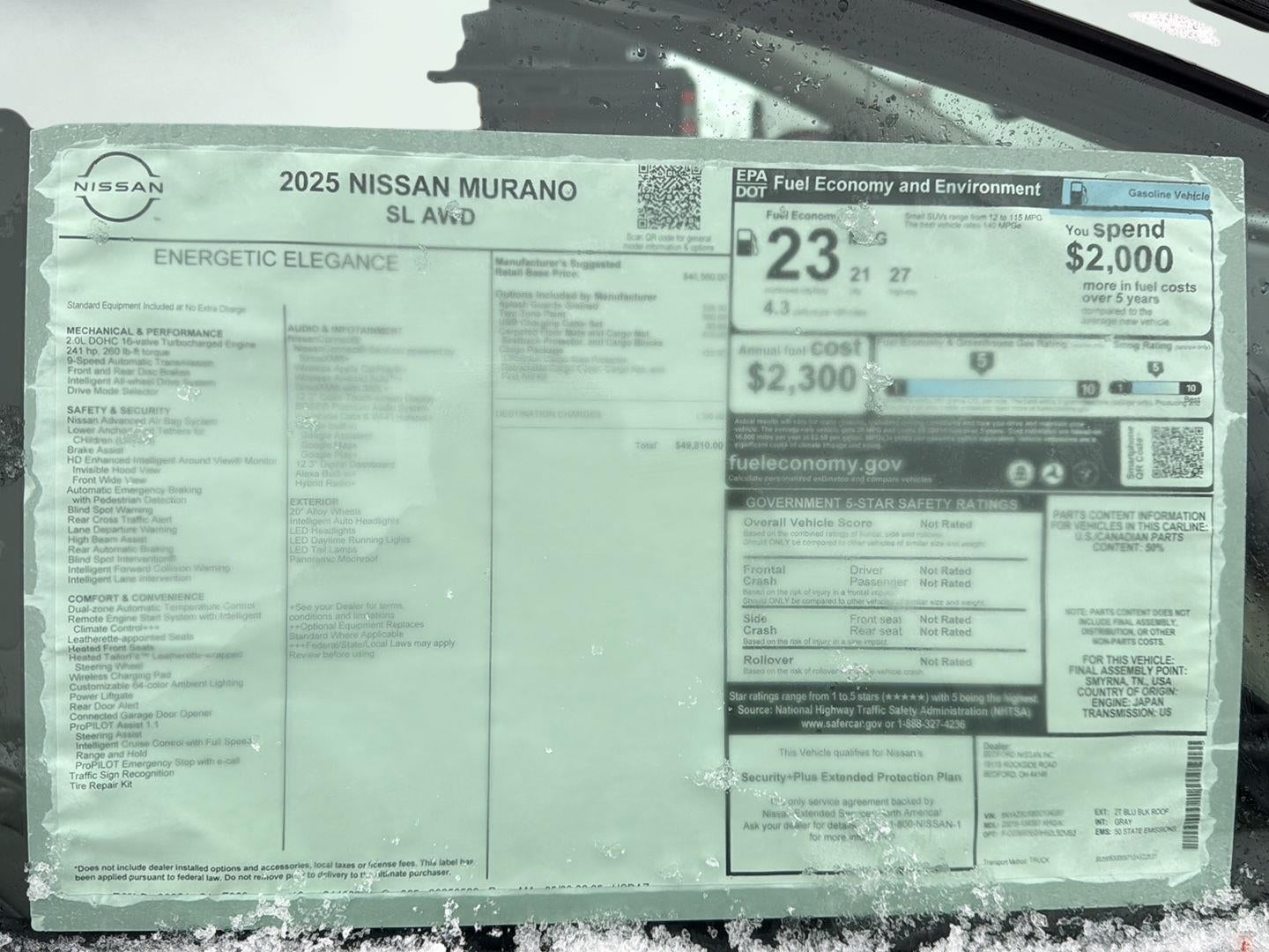 2025 Nissan Murano SL