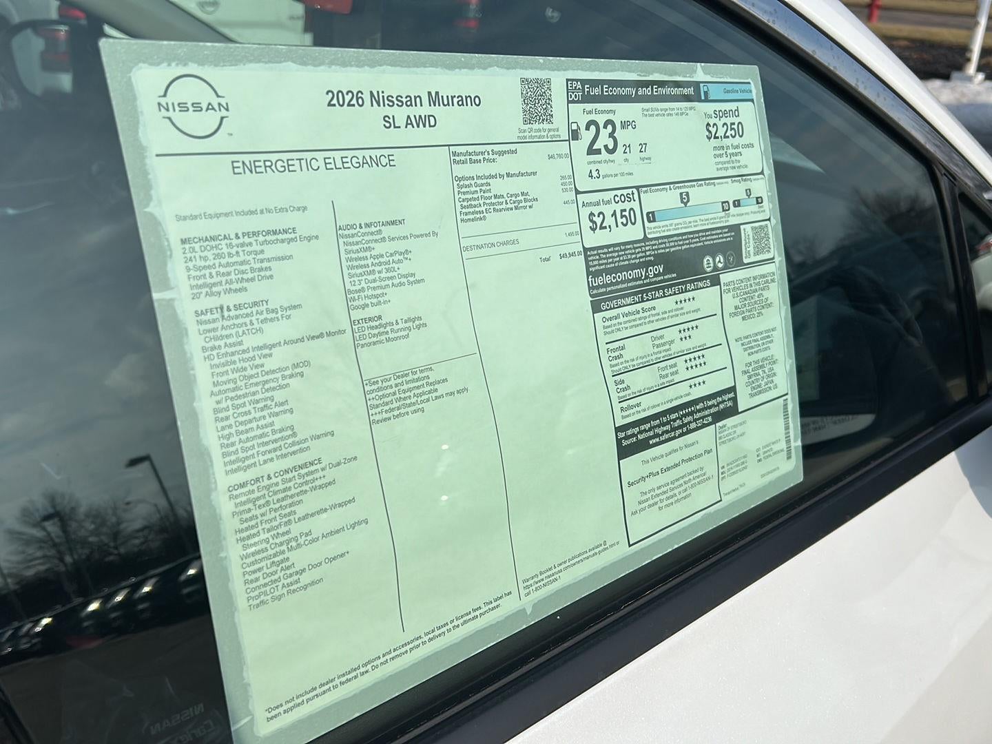 2026 Nissan Murano SL