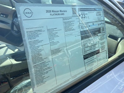 2026 Nissan N/A Platinum