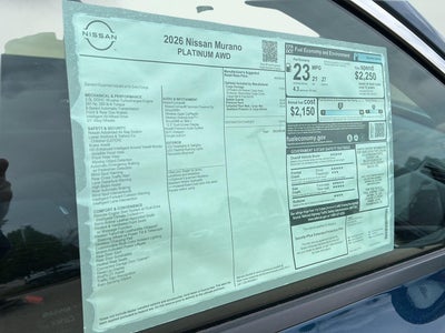 2026 Nissan Murano Platinum