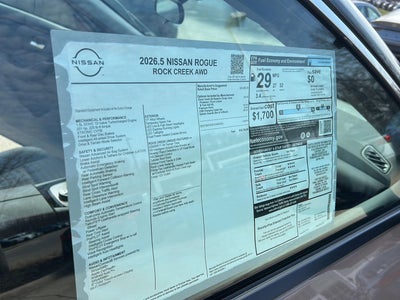 2026 Nissan Rogue Rock Creek®
