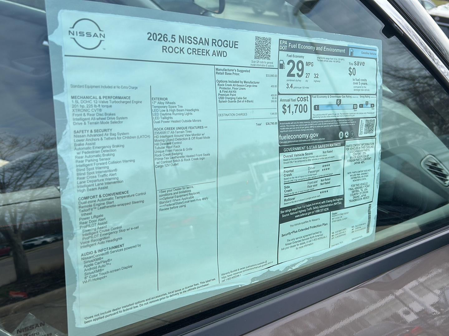 2026 Nissan Rogue Rock Creek®