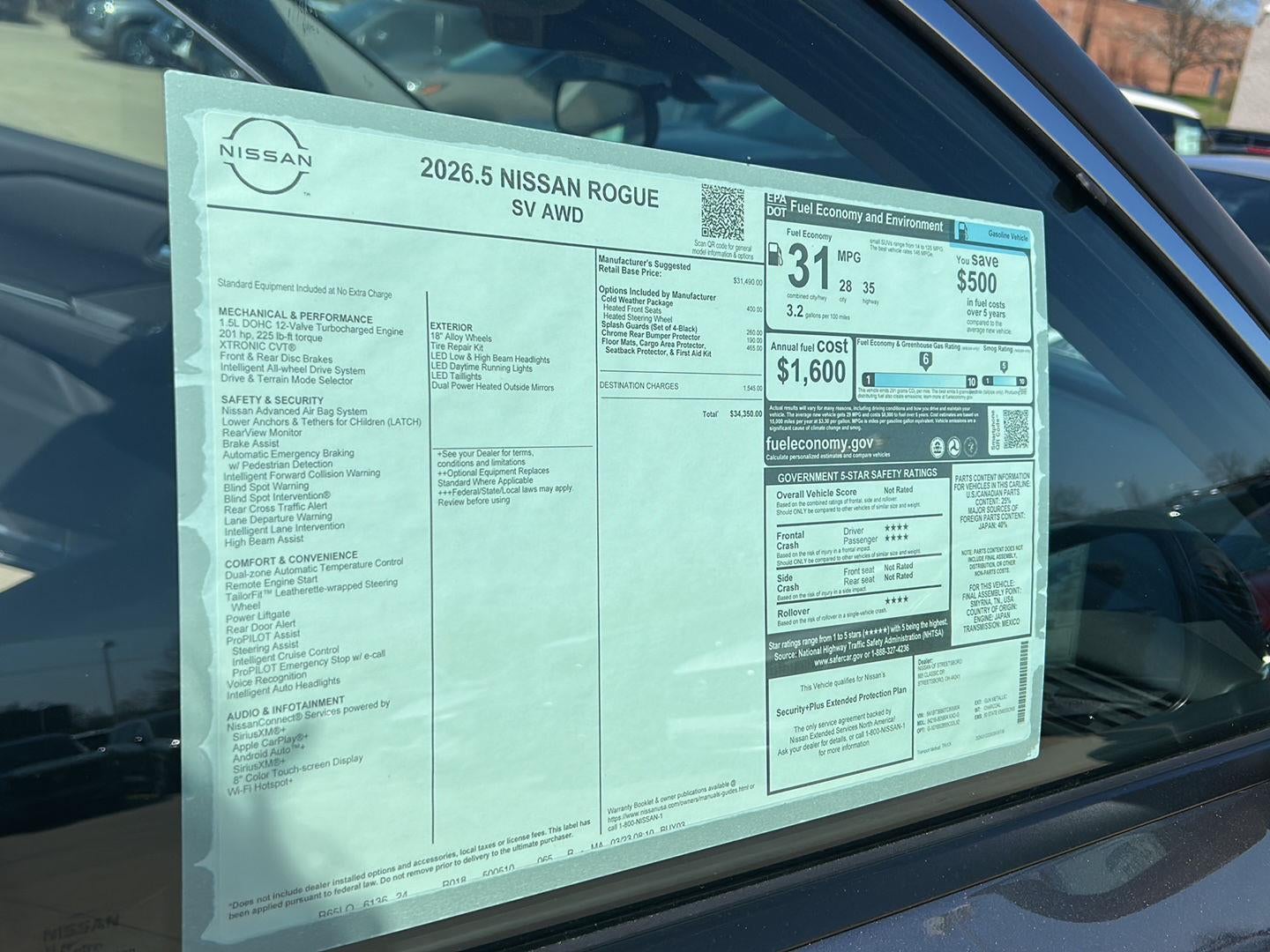 2026 Nissan Rogue SV
