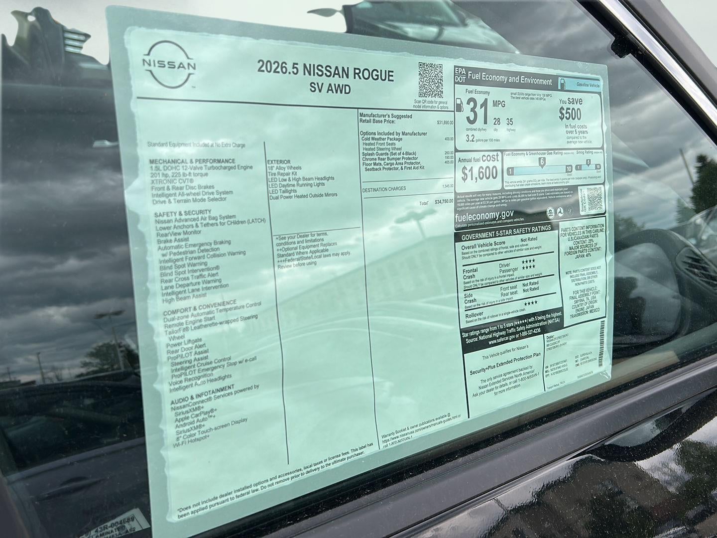 2026 Nissan Rogue SV
