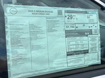 2026 Nissan Rogue Rock Creek