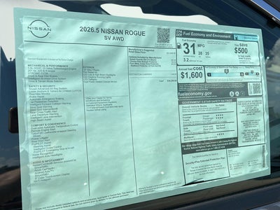 2026 Nissan Rogue SV