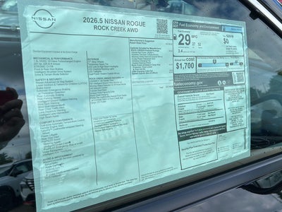 2026 Nissan Rogue Rock Creek