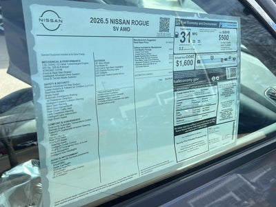 2026 Nissan Rogue SV