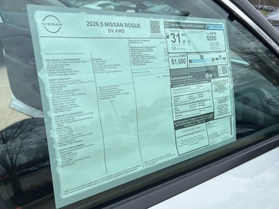 2026 Nissan Rogue SV