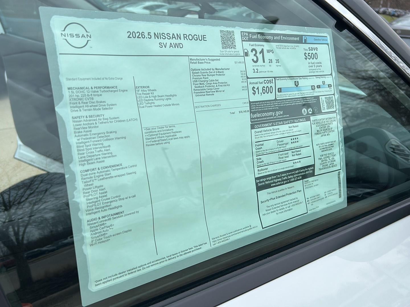2026 Nissan Rogue SV