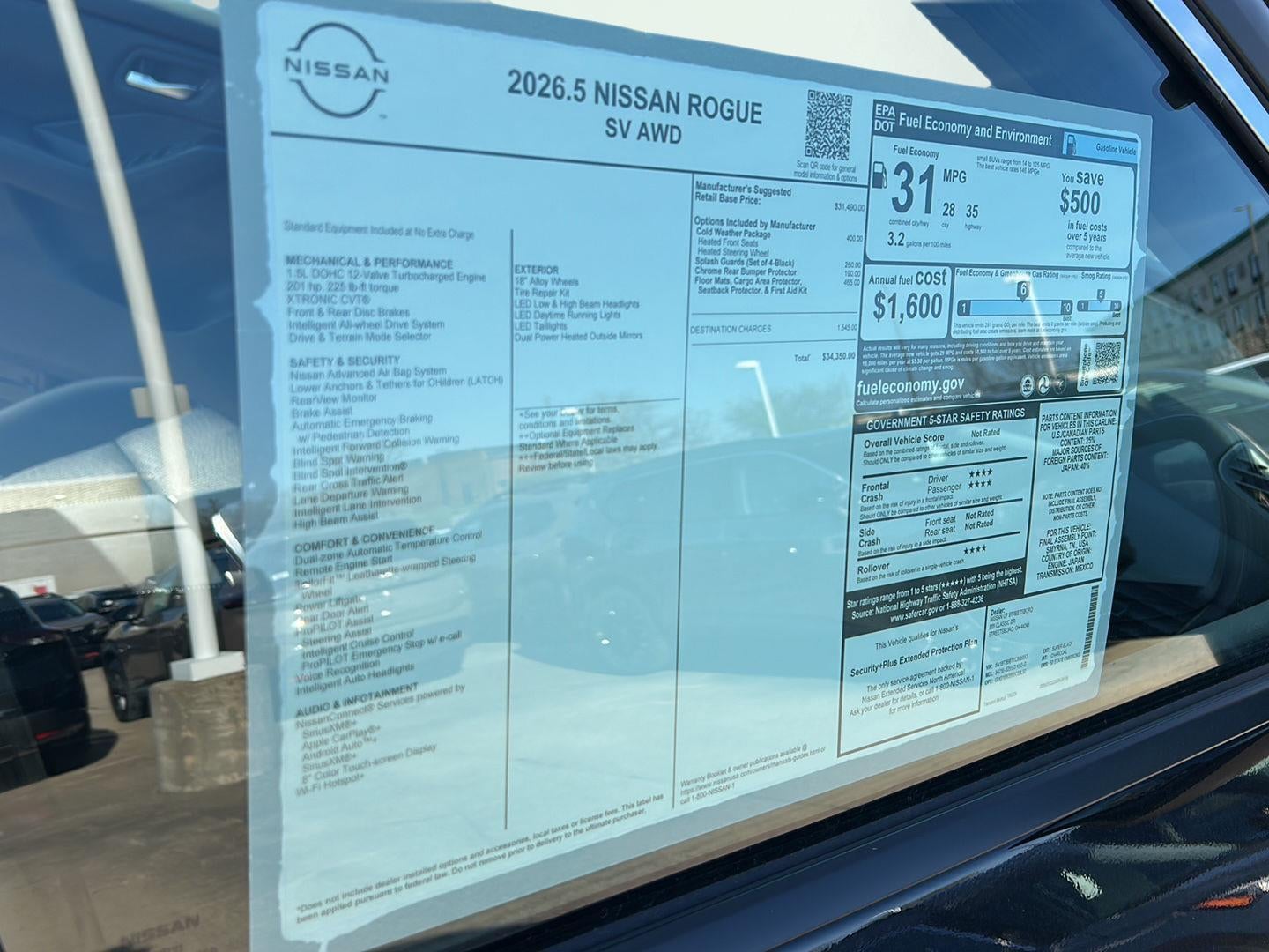 2026 Nissan Rogue SV