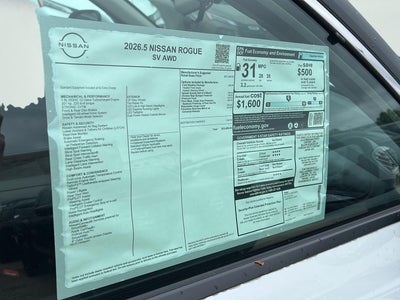 2026 Nissan Rogue SV