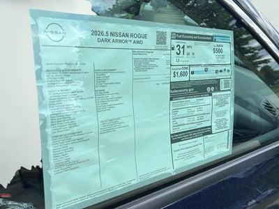2026 Nissan Rogue Dark Armor