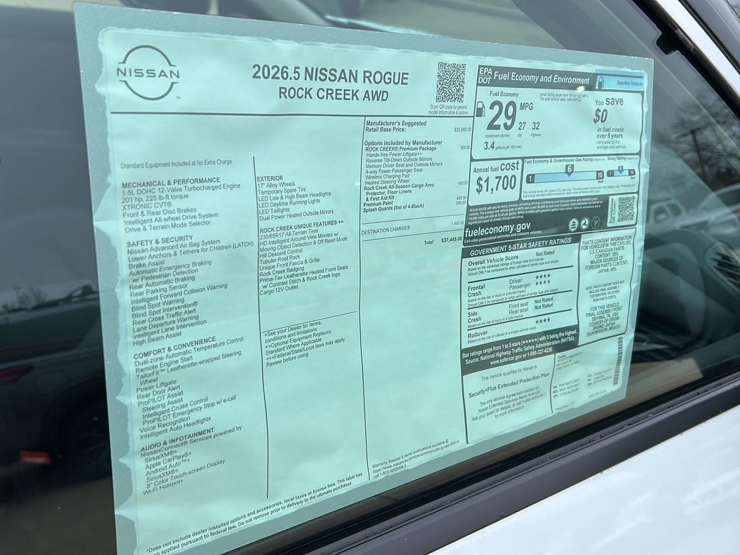 2026 Nissan Rogue Rock Creek®