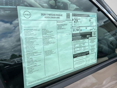 2026 Nissan Rogue Rock Creek®