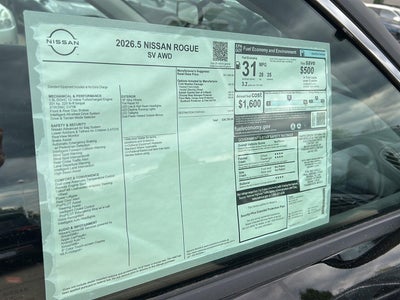 2026 Nissan Rogue SV
