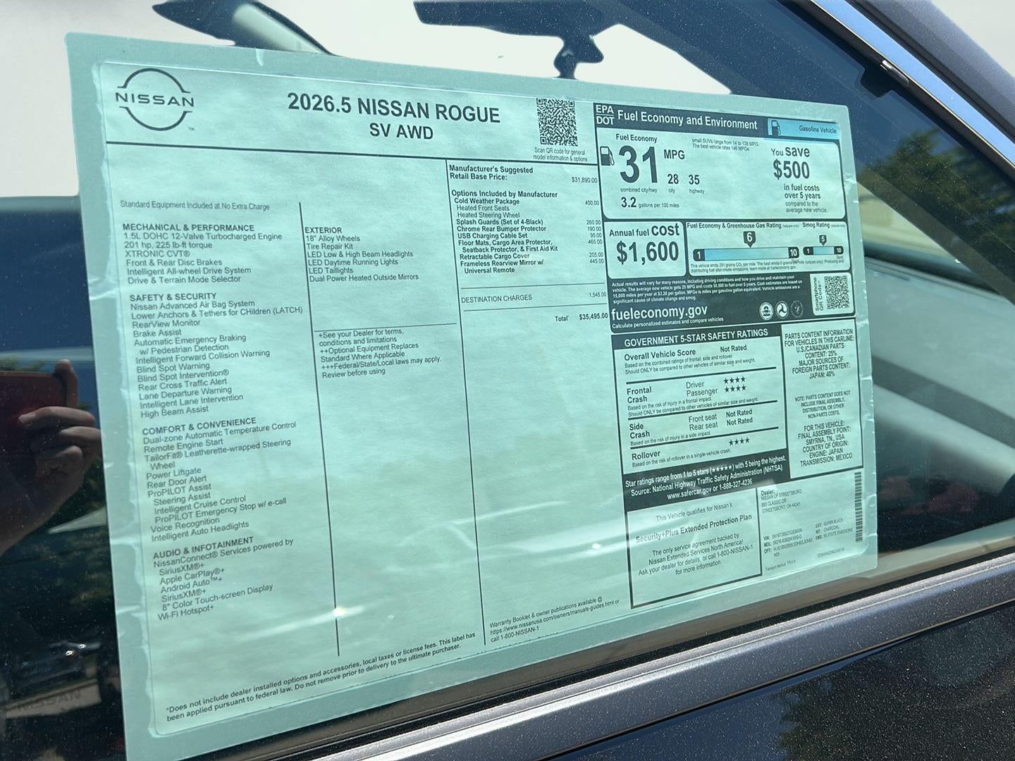 2026 Nissan Rogue SV