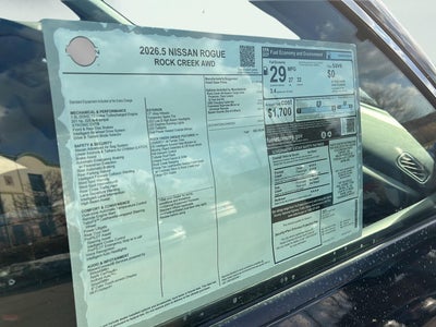 2026 Nissan Rogue Rock Creek®