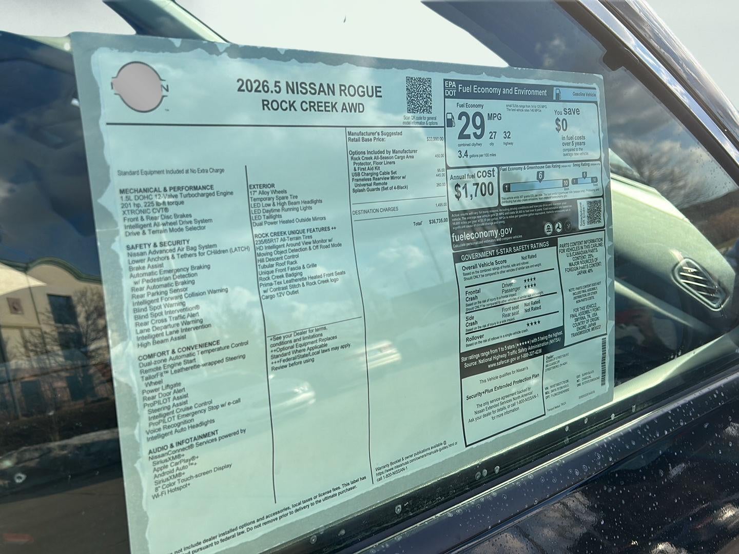 2026 Nissan Rogue Rock Creek®