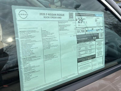 2026 Nissan Rogue Rock Creek®