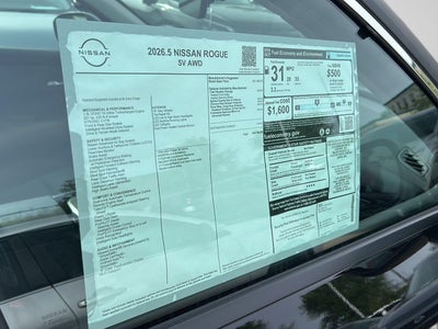 2026 Nissan Rogue SV