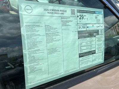 2026 Nissan Rogue Rock Creek®