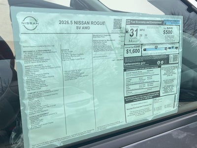 2026 Nissan Rogue SV