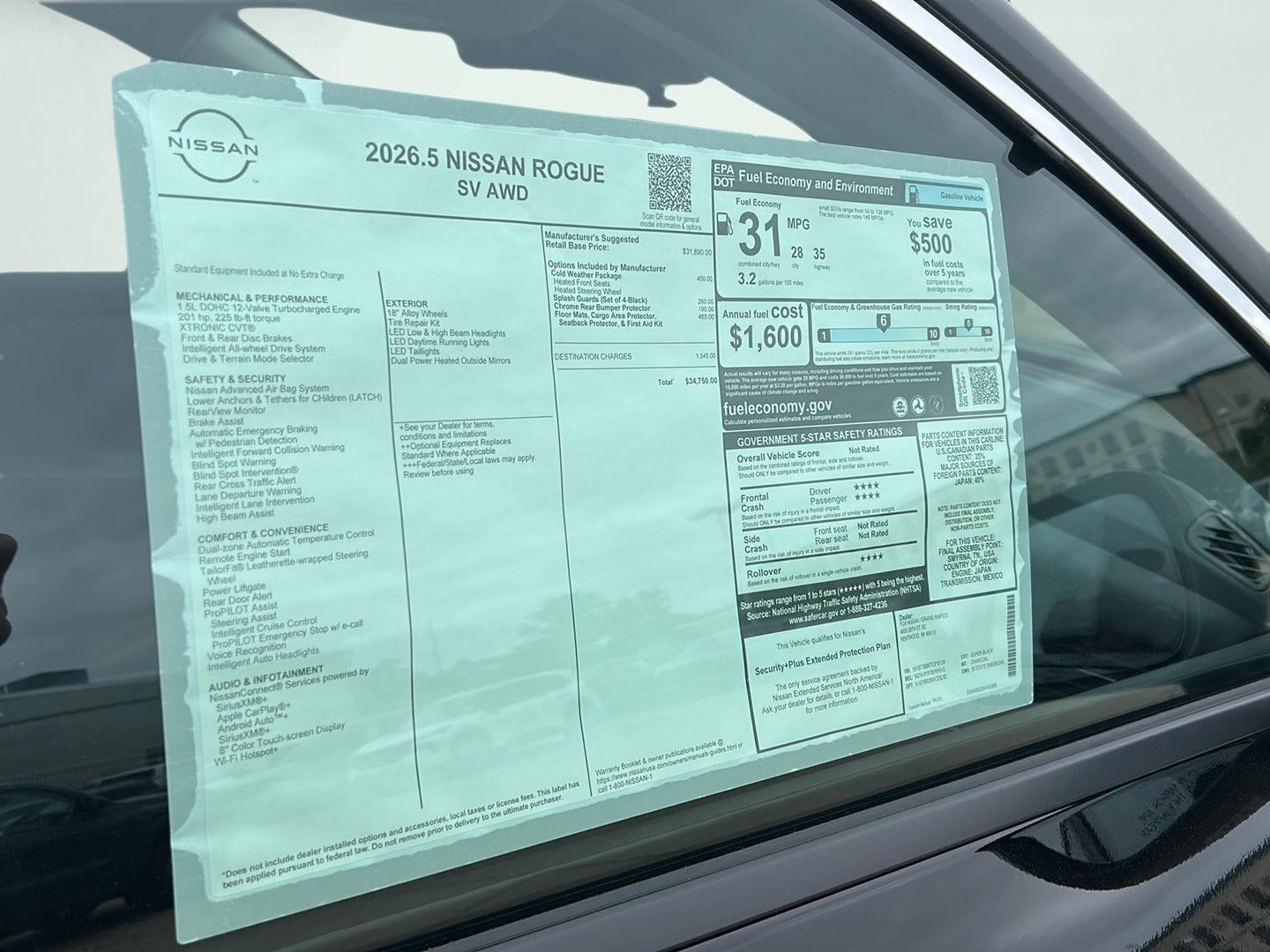 2026 Nissan Rogue SV