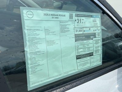 2026 Nissan Rogue SV