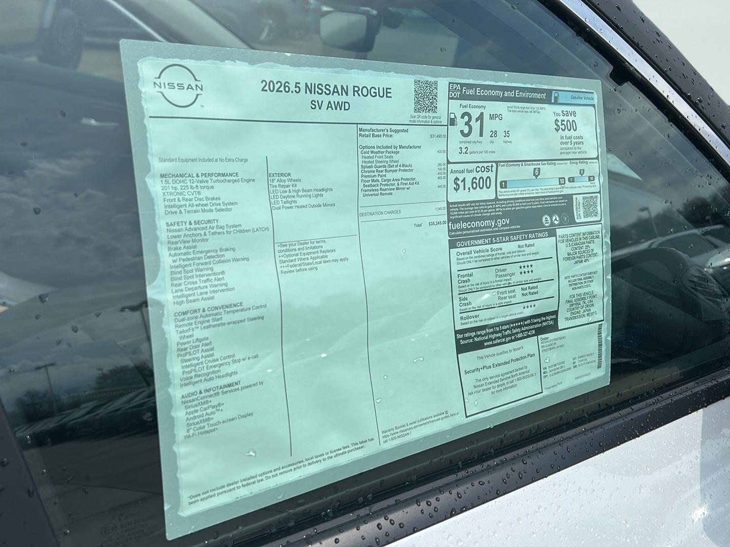 2026 Nissan Rogue SV