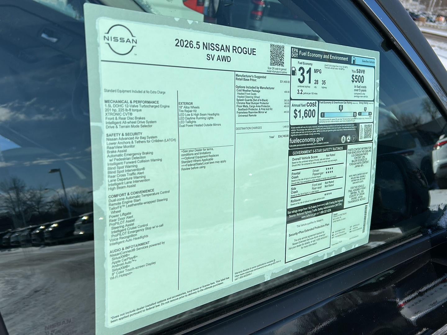 2026 Nissan Rogue SV