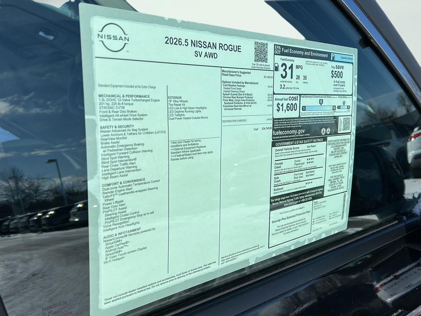 2026 Nissan Rogue SV