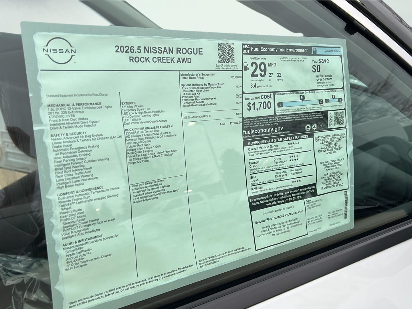 2026 Nissan Rogue Rock Creek®