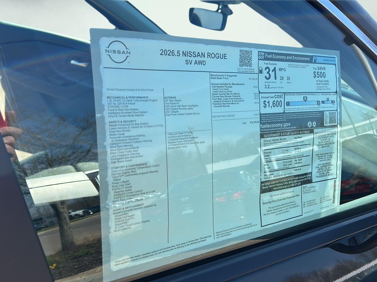 2026 Nissan Rogue SV