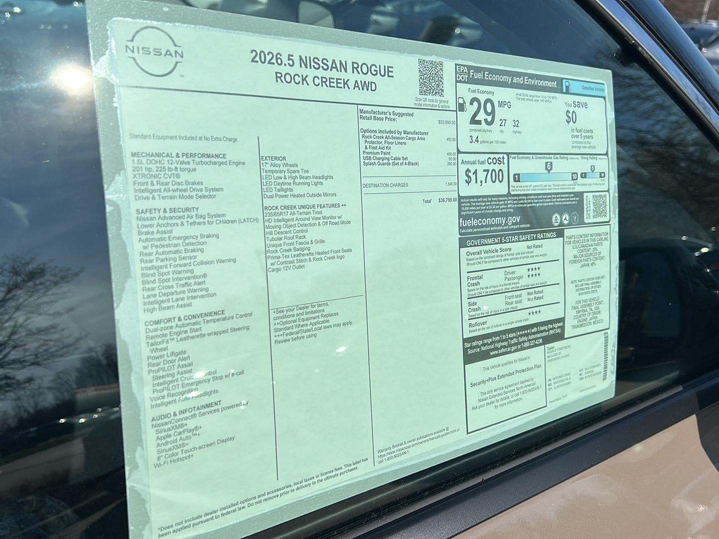 2026 Nissan Rogue Rock Creek®