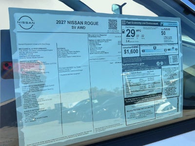 2027 Nissan Rogue SV