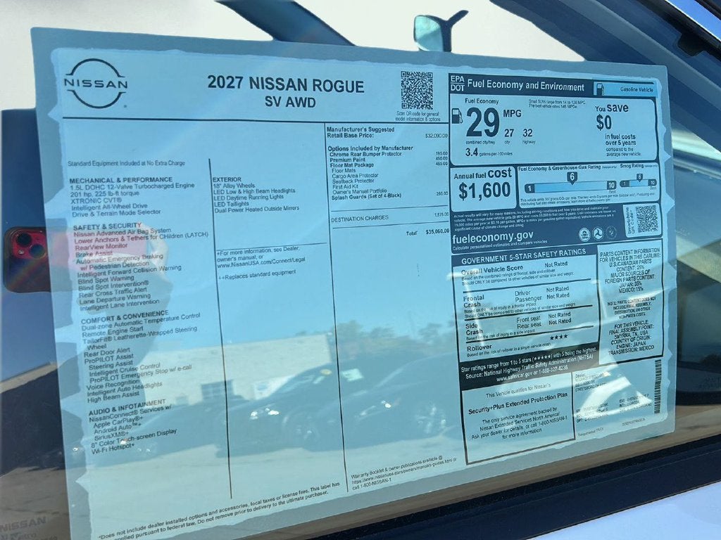 2027 Nissan Rogue SV